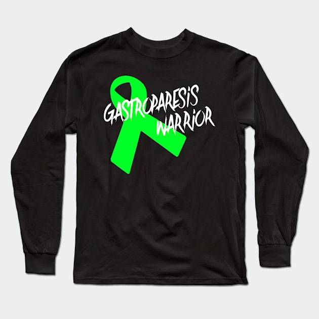 Gastroparesis Warrior Gift for Men Women Kids Long Sleeve T-Shirt by JPDesigns